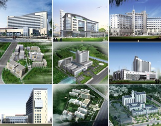 12套医院室内建筑规划设计附效果图