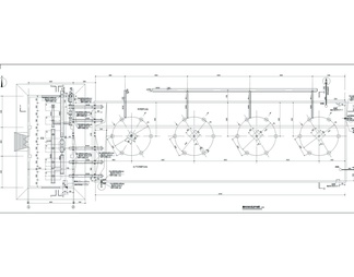 冷却循环水泵房CAD机械图