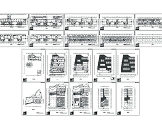 大学科技实验楼cad图纸