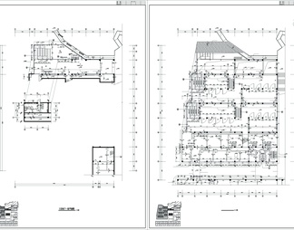 大学科技实验楼cad图纸