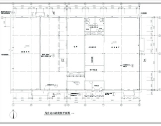 马自达4S店钢结构cad图