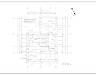 公园仿古式公共厕所建筑图