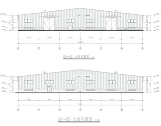 钢结构成品厂房建筑图