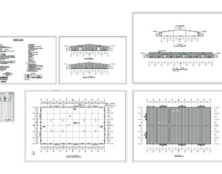 钢结构成品厂房建筑图