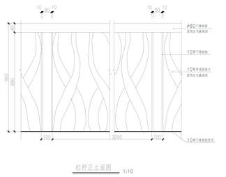 栏杆详图