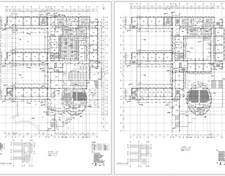 中学教学楼全套建筑图