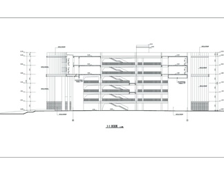 职业技术学院建筑cad图