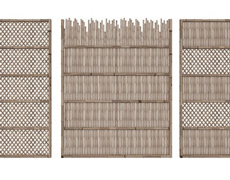竹篱笆隔断 竹子栅栏 庭院围栏 护栏