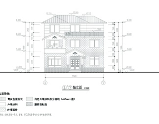 农房户型建筑结构CAD图