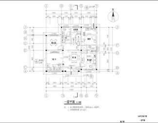 农房户型建筑结构CAD图