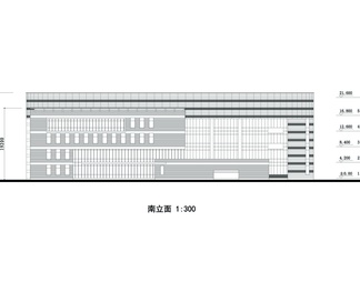 学院图书馆设计方案cad图