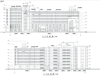 七层合院型办公楼全套建筑图