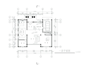 乡村别墅建筑结构图