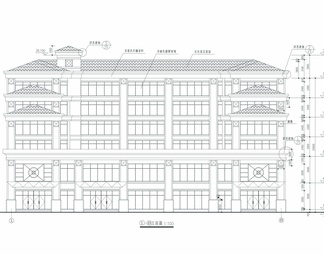 旅馆大楼CAD建筑图