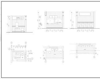 公园内简洁型公厕施工设计图