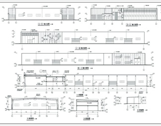 汽车库建施图CAD图