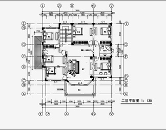 别墅住宅建筑 施工图