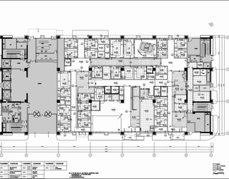 医院门诊部室内施工图 医院 门诊 诊所 诊室