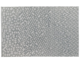 灰色几何地毯