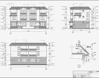 别墅住宅建筑 施工图