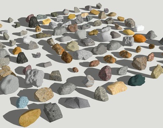 景观置石 假山 太湖石 景观小品 碎石 鹅卵石 石头合集