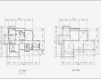 别墅效果图 施工图