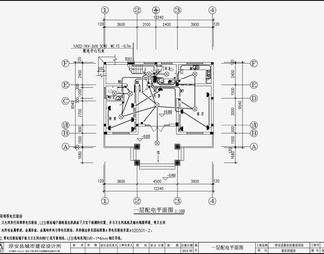 自建房建筑电气 施工图