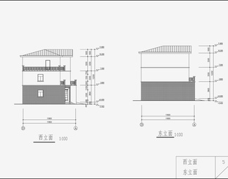 别墅设计效果图 施工图