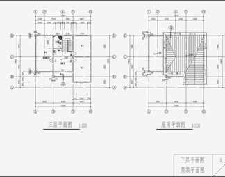 别墅设计效果图 施工图