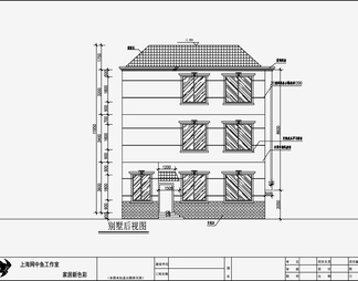 别墅设计效果图 施工图