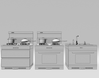 集成灶 油烟机 洗碗机 集成水槽 蒸箱集成灶 蒸烤集成灶