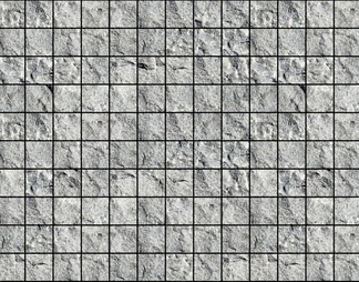 外墙砖 文化石 灰色 格子 砂岩