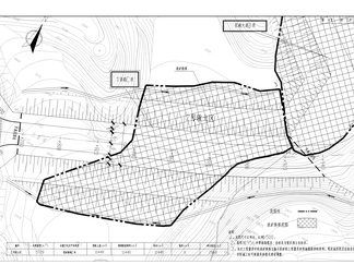 花滩片区5条市政道路施工图