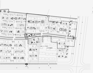 小区规划景观平面图