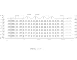 CAD女生宿舍建筑图