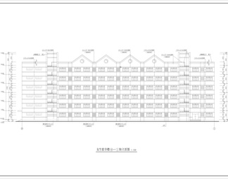 CAD女生宿舍建筑图