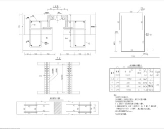 13m梁桥结构全套CAD设计图