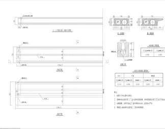 13m梁桥结构全套CAD设计图