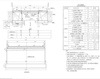 13m梁桥结构全套CAD设计图