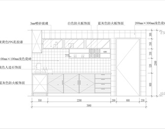 38款厨房立面施工图集