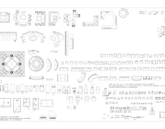 CAD室内综合素材图库