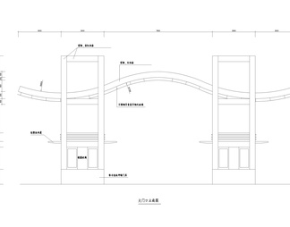 小区入口建筑设计详图