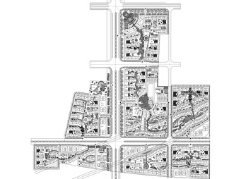 超大型居住小区规划平面图