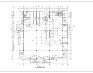 大学学校食堂全套建筑图含效果图