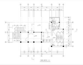 厕所管理房建筑施工图