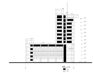 大学综合办公楼建筑图