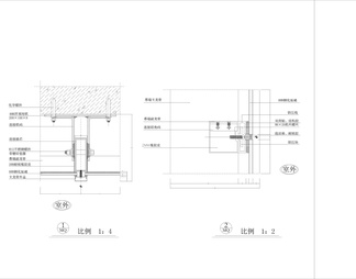 建筑点式玻璃幕墙施工详图