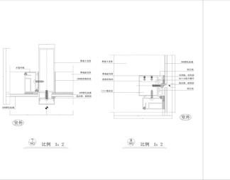 建筑点式玻璃幕墙施工详图