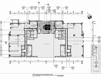 公寓大堂及走道施工图+效果图 公区 大厅 接待大厅 电梯厅