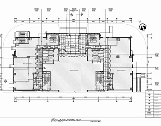 公寓大堂及走道施工图+效果图 公区 大厅 接待大厅 电梯厅